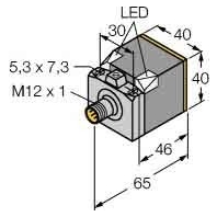 Inductive proximity sensor 15mm Bi15UCK40AP6X2H1141