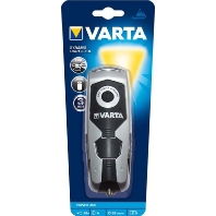 Flashlight 142mm rechargeable silver 17680