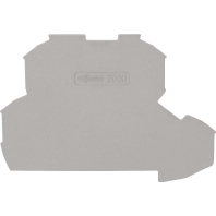 2L-Abschlussplatte grau 2000-2291