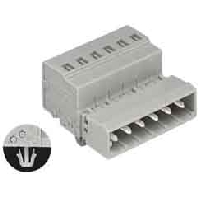 Stiftleiste m.Rastfu, 4pol 231-604/018-000