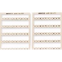 Label for terminal block white 248-573