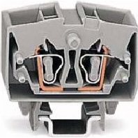Durchgangsklemme 2x0,08-2,5mmq blau 264-724