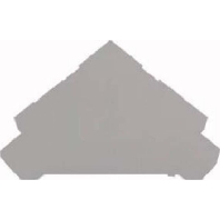 Abschluplatte 1mm grau 280-320