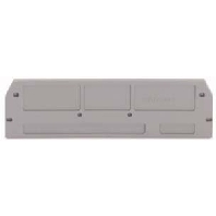 End/partition plate for terminal block 280-376