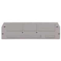 Abschluplatte 2,5mm, grau 280-376