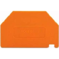 End/partition plate for terminal block 281-322