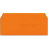 Abschluplatte 2,5mm orange 281-329