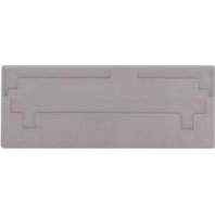 End/partition plate for terminal block 283-326