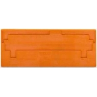 Abschluplatte 2,5mm orange 283-328