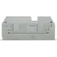 End/partition plate for terminal block 283-357