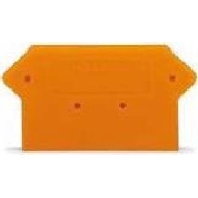 Abschluplatte orange, 2,5mm 284-317