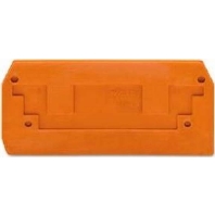 End/partition plate for terminal block 284-328