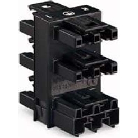 Verteiler 250V 25A 3p. schwarz 770-608