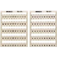 Label for terminal block 5mm white 793-577