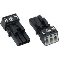 Connector plug-in installation 3x1,5mm 890-203