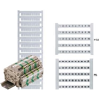 Label for terminal block 5mm white DEK 5 FS 51-100