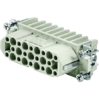 Socket insert for connector 25p HDC HD 25 FC