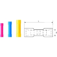 Crimp splices for copper conductor LIB 2,5B25 VF