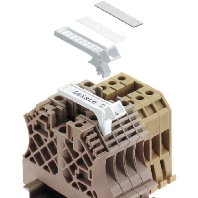 Label for terminal block 8mm beige SCHT 7