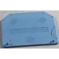 End/partition plate for terminal block WAP 16+35WTW2.5-10BL