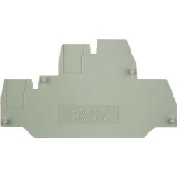 End/partition plate for terminal block ZAP/TW ZDT2.5/2