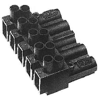 Connector plug-in installation 5x2,5mm ST18/5B SW