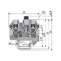 Sicherungsklemme WK 10/SI U 6,3x32/V0