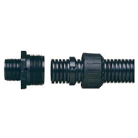 Verschraubung gerade M32 schwarz AR34/M32/A/BL