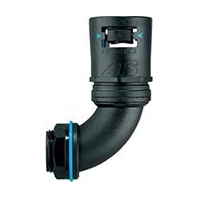 90�-elbow connector for corrugated hose AT16/050/C90/BLB