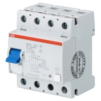 Residual current breaker 4-p F204B+63/0,03