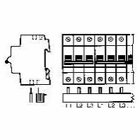 Phase busbar 1-p 16mm� 960mm PS1/28/16N