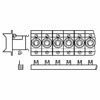 Sammelschienenblock 16qmm 13x3p. SZ-PSB8N