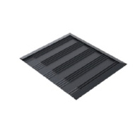 Abdeckblech mittelgro schwarz