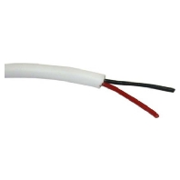 Kabel 2polig Auenbereich PVC ws 2x0,34qmm 50990024