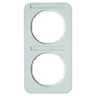 Frame 2-gang white 10122169