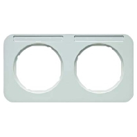 Frame 2-gang white 10122179