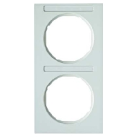 Frame 2-gang white 10122269