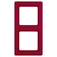 Frame 2-gang red 10126062