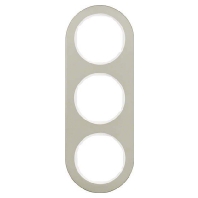 Frame 3-gang stainless steel 10132014