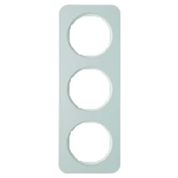 Frame 3-gang aluminium 10132174