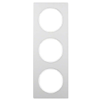 Frame 3-gang aluminium 10132274