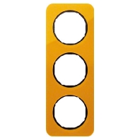 Frame 3-gang orange 10132334