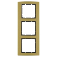 Frame 3-gang gold 10133016