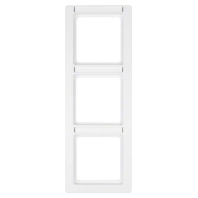 Frame 3-gang white 10136019