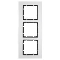 Frame 3-gang aluminium 10136904