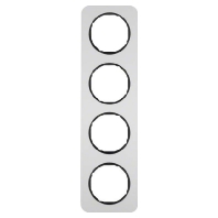 Frame 4-gang aluminium 10142184