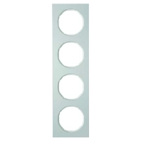 Frame 4-gang white 10142274
