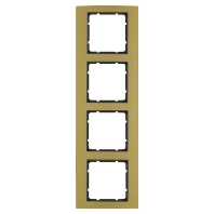 Frame 4-gang gold 10143016