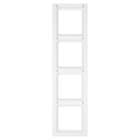Frame 4-gang white 10146019