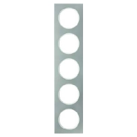 Frame 5-gang stainless steel 10152214